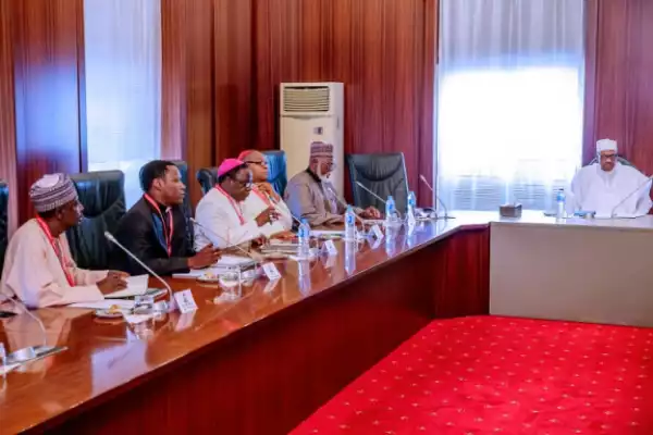 President Buhari Meets With Abdulsalami-Led Peace Committee (Photos)